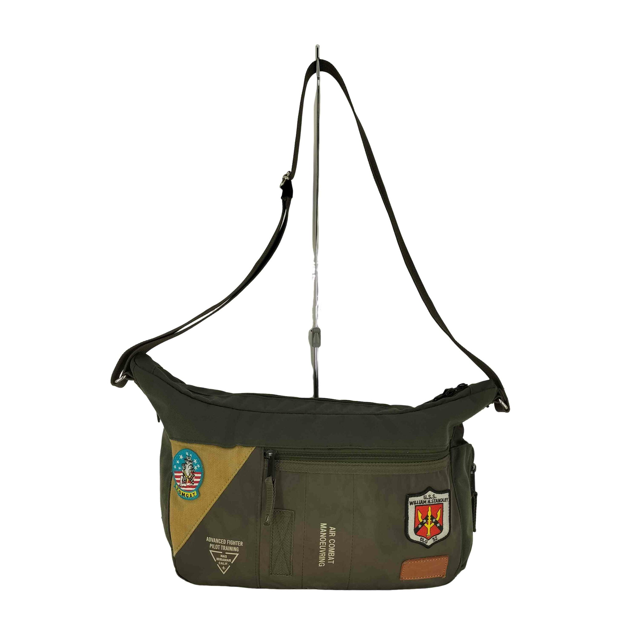 【中古】アヴィレックス AVIREX EAGLE SERIES TOP GUN ショルダーバッグ メンズ 表記無