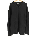 【中古】ザラ ZARA Vネック 無地 長袖ニット メンズ import:XL