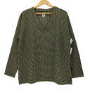 【中古】サウスツーウェストエイト SOUTH2 WEST8 V NECK SHIRT (Cotton Flannel / Houndstooth) - GREEN/BEIGE/BLACK プルオーバースモック メンズ JPN:XS(4)