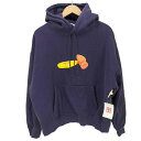 【中古】ナイキスケートボーディング NIKE SB HAMMER FLEECE プルオーバーパーカー メンズ XXL