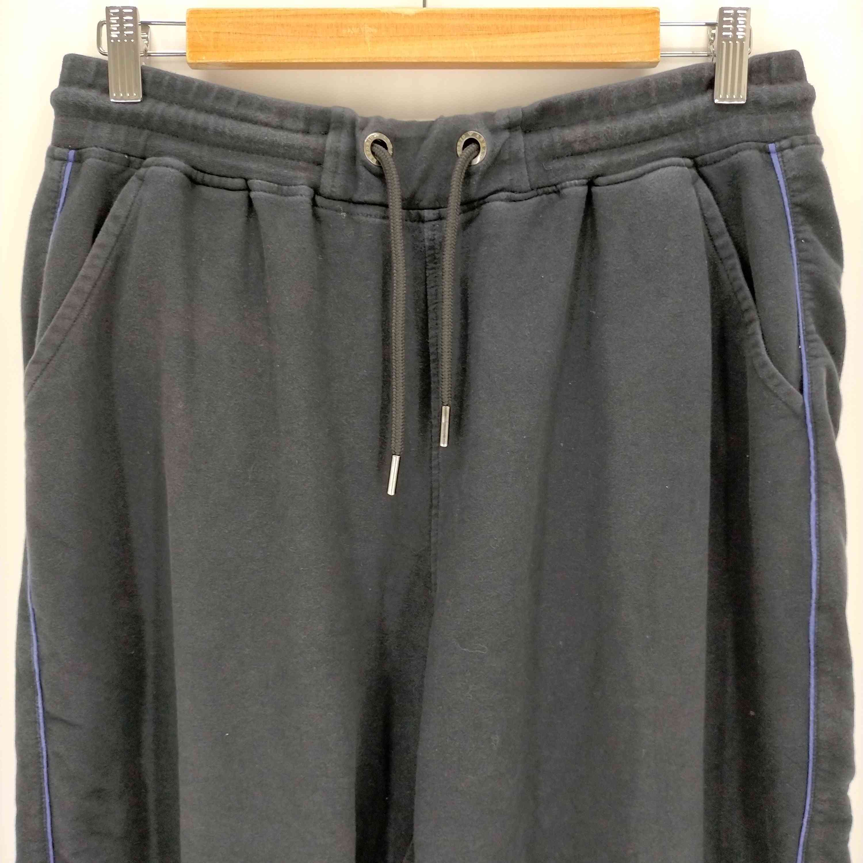 【中古】エンポリオアルマーニイーエーセブン EMPORIO ARMANI EA7 パイピングライン ワイドスウェットパンツ メンズ XXL