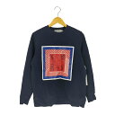 【中古】セルフポートレイト self-portrait フロントプリント クルーネックスウェット レディース import:S