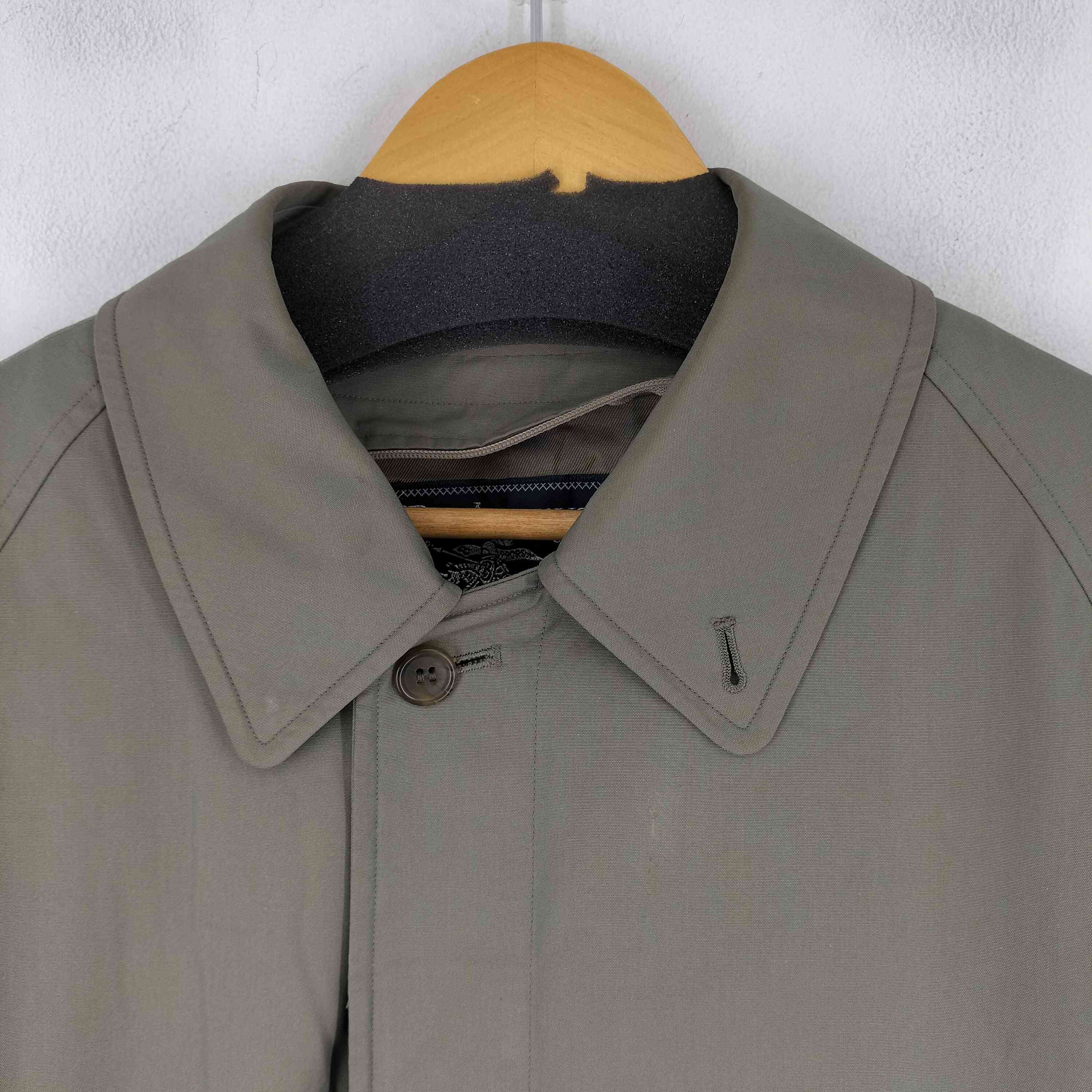 中古 バーバリーズ BURBERRYS 裏地ノバチェック 玉蟲 ステンカラーコート メンズ 表記無 bazzstore-12185060 BAZZSTORE ブランド古着バズストア サンプル画像3