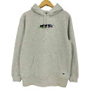 【中古】ユーズドフルギ USED古着 SEVENS TV スロヘラパーカー メンズ import:L