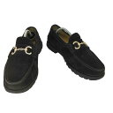 【中古】パラブーツ Paraboot スエード ビットローファー メンズ UK:7.5 7 1/2