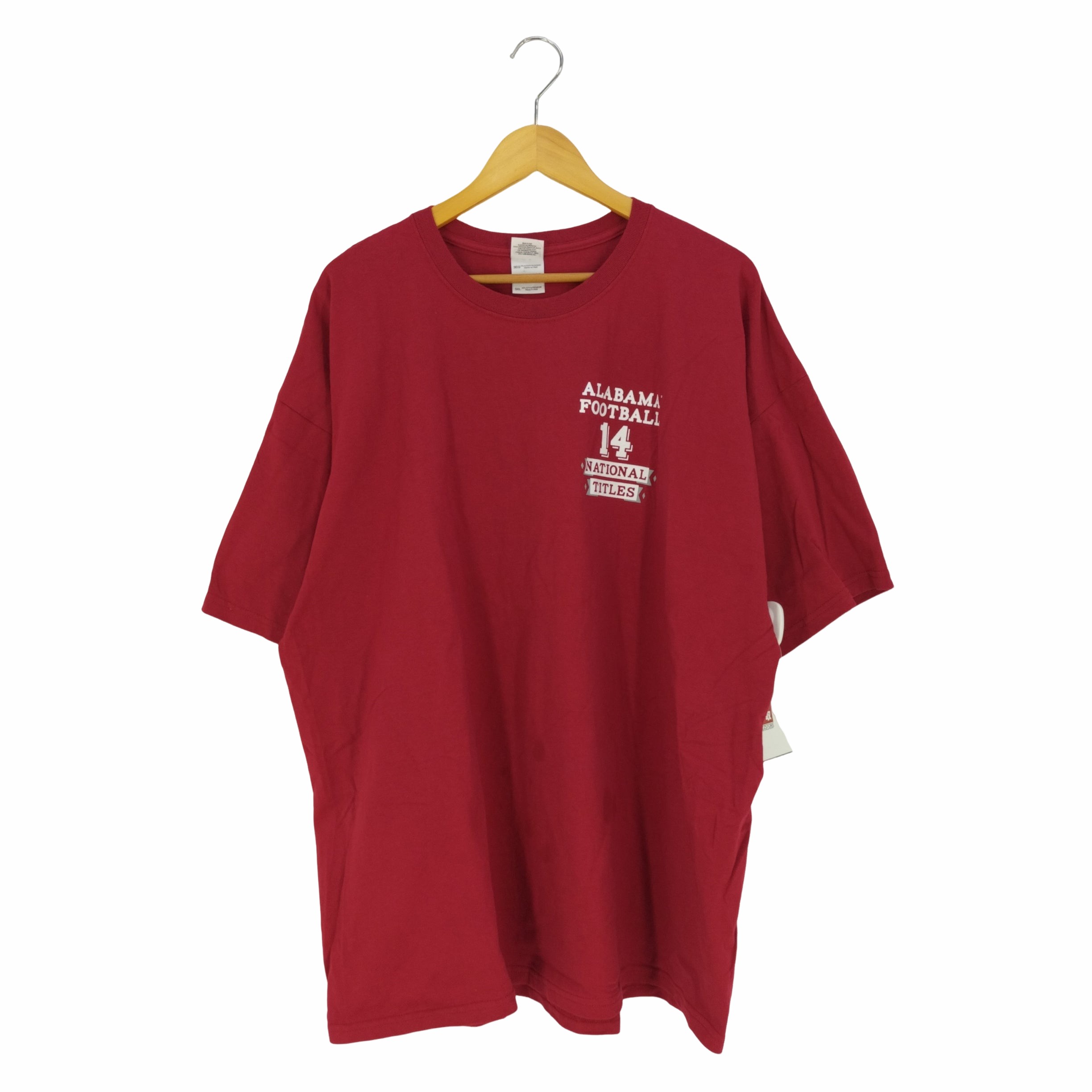 【中古】ギルダン GILDAN フットボールチーム 両面プリント クルーネックTシャツ メンズ 3XL