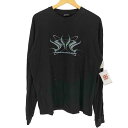 【中古】ユーズドフルギ USED古着 THE INTL. ×GUCCIMAZE LOGO LONGSLEEVE メンズ M