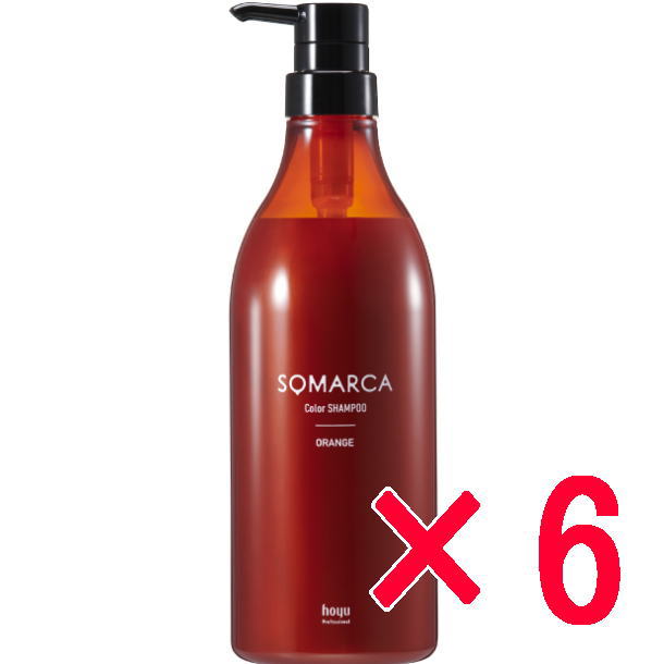 ☆【送料無料】 ホーユー / ソマルカ カラーシャンプー 770ml / オレンジ 【6個】 hoyu