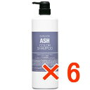 ★【送料無料】 フィヨーレ FIOLE / クオルシア カラーシャンプー アッシュ 1000ml 6個セット 染毛料
