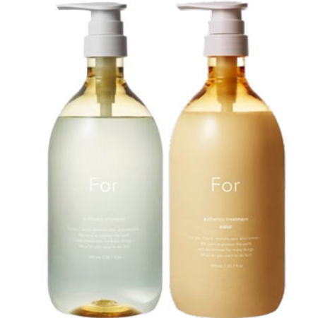 ★【送料無料】 for オーセンティックシャンプー 980ml & トリートメントモイスト 980g　セット