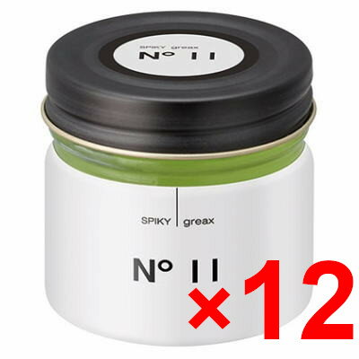 ☆【送料無料】 イリヤ コスメティックス ／ スパイキー グリークス No.11 60g 【12個セット】／ サロン専売品 美容室専売品 グリース ワックス スタイリング