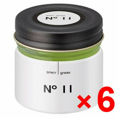 ☆【送料無料】 イリヤ コスメティックス ／ スパイキー グリークス No.11 60g 【6個セット】／ サロン専売品 美容室専売品 グリース ワックス スタイリング