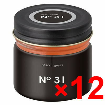 ☆【送料無料】 イリヤ コスメティックス ／ スパイキー グリークス No.31 60g 【12個セット】／ サロン専売品 美容室専売品 グリース ワックス スタイリン