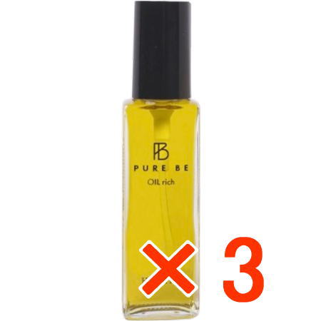 ☆【送料無料】ピュアビー オイルリッチ 100ml 【3個】 PURE BE