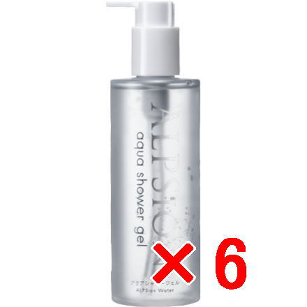 ☆【送料無料】 アルピジョン ALPSION / アルピュア / アクアシャワージェル 300ml 【6個】 全身洗浄ジェル スキン&ボディ サロン専売品