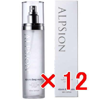 ☆【送料無料】 アルピジョン ALPSION / アルピュア / ディープ ウォーター 140ml 【12個セット】 化粧水 スキン&ボディ サロン専売品