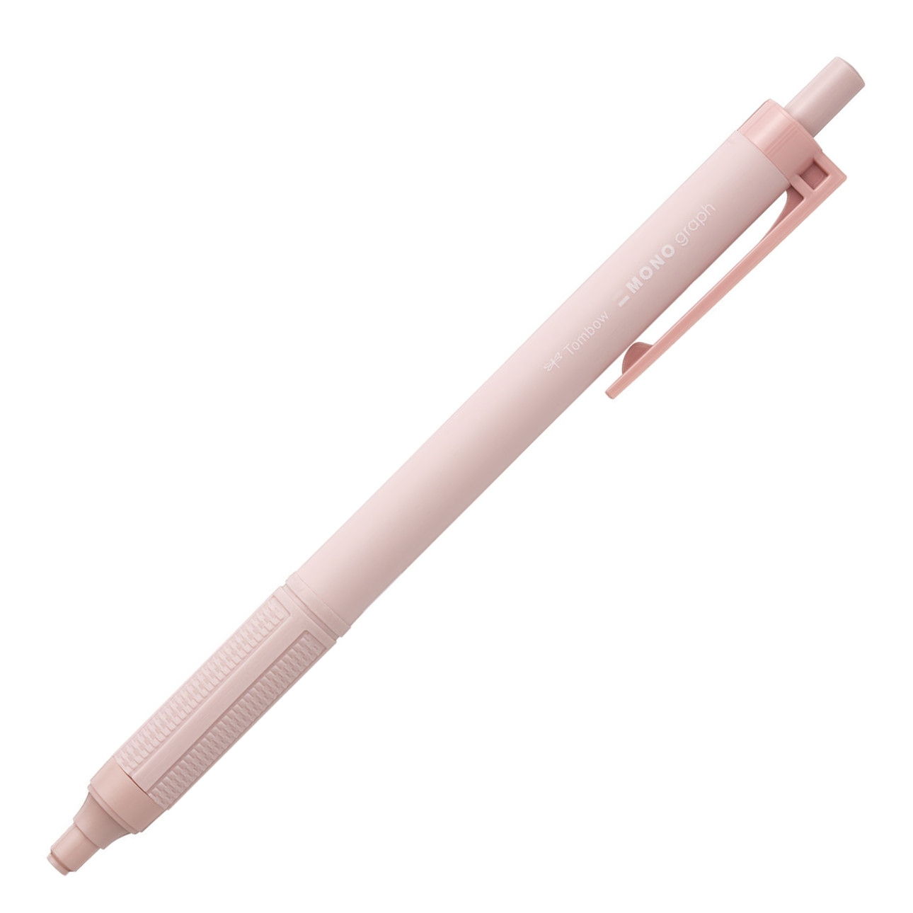 ☆トンボ Tombow／ モノグラフライト ボールペン 油性ボールペン ／ スモーキーカラー Smoky Pink ボール径：0.38mm　超極細 / ペン先見やすく、キレイに書ける /