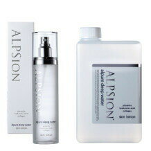 ☆【送料無料】 アルピジョン ALPSION / アルピュア / ディープ ウォーター 140ml & 1L セット / 化粧水 スキン &ボディ サロン専売品