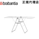 【日本正規代理店】ブラバンシア Brabantia ドライングラック 25M 折りたたみ式 部屋干し メタリックグレイ 403484