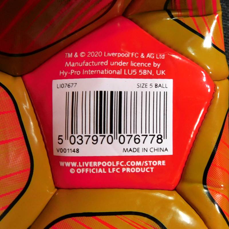 【送料無料品!他商品同梱OK!】リバプール チームオフィシャル LI07677 Nemesis サッカーボール 5号サイズネット注文 サッカー 用品 セール