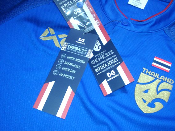 タイ代表 18 ホーム 半袖 ユニフォーム WARRIX(正規品/メール便可/メーカーコードWA-18FT52M-BR)ネット通販 サッカー 用品 セール