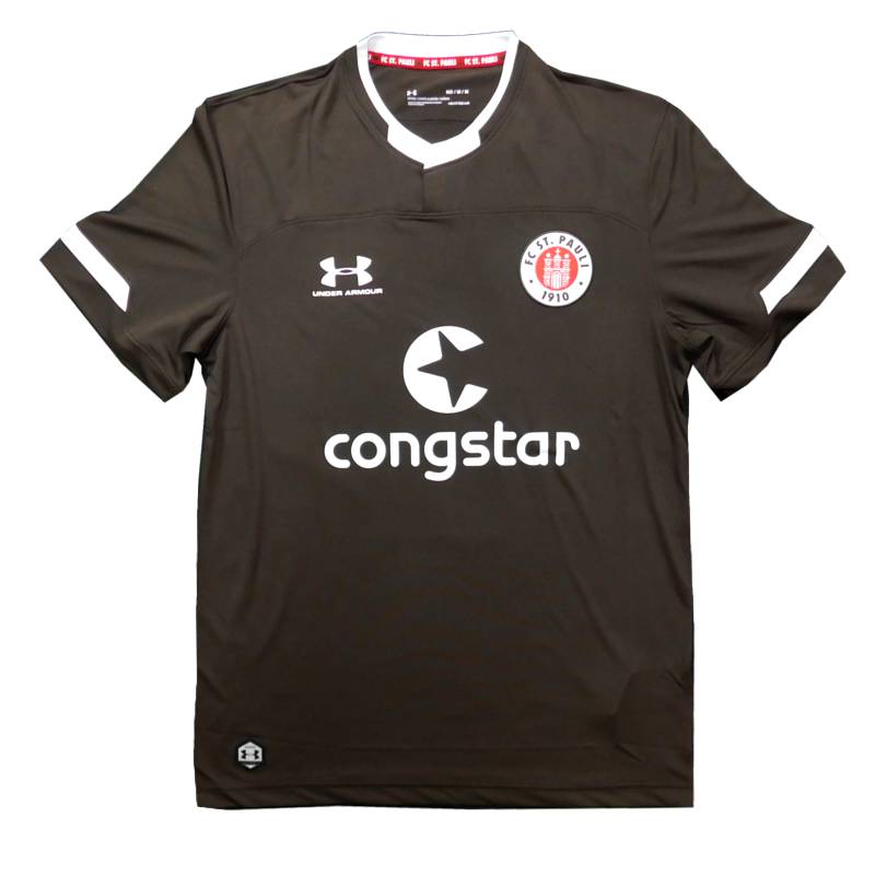 FCザンクトパウリ　19　ホーム　半袖　ユニフォーム UNDERARMOUR　2019シーズン(正規品/メール便可/メーカーコード1332346 241)