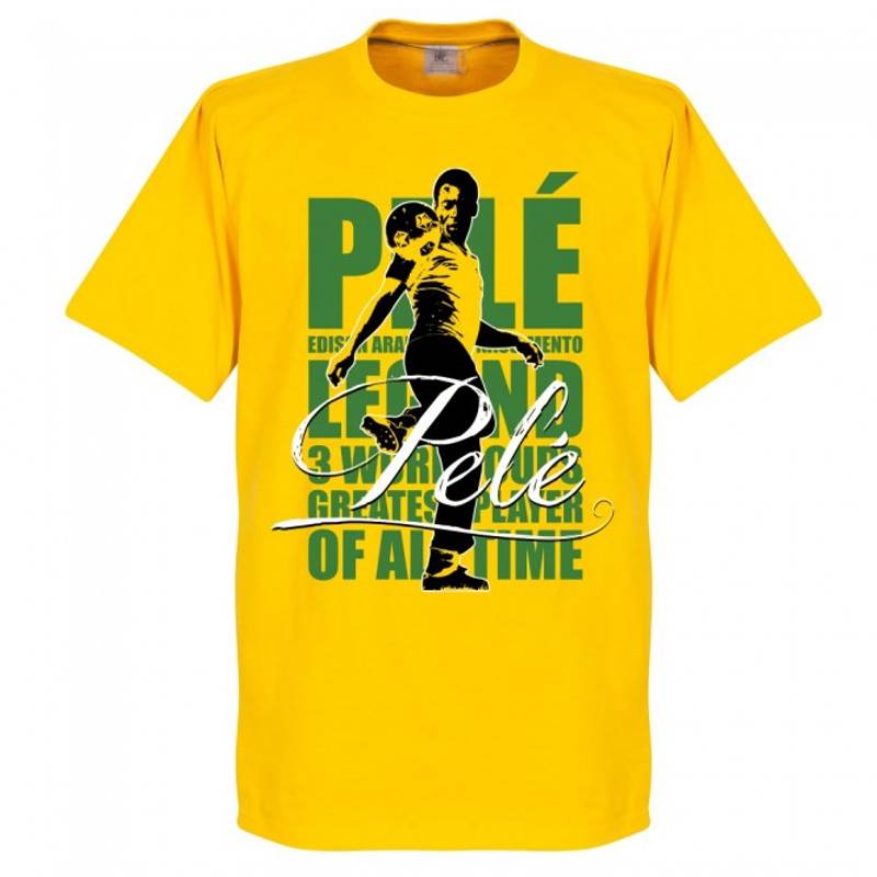 ブラジル代表 ペレ YELLOW-PNN-1337P レジェンドTシャツ 半袖 RE-TAKE(正規品/メール便可)