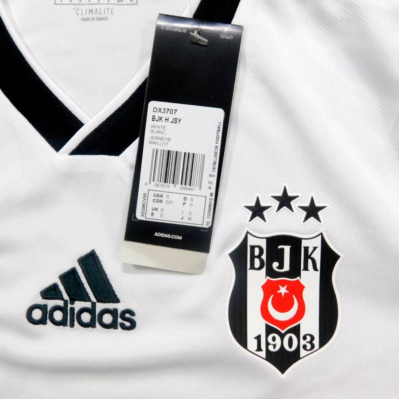 ベシクタシュJK 19 ホーム 半袖 ユニフォーム ADIDAS 2019シーズン(正規品/メール便可/メーカーコードDX3707)ネット注文 サッカー 用品 セール