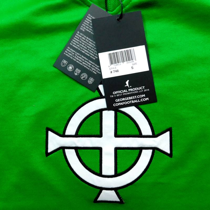 北アイルランド代表 1977 ホーム 半袖 ユニフォーム 復刻モデル/ジョージ・ベスト7(正規品/メール便可)ネット通販 サッカー 用品 セール