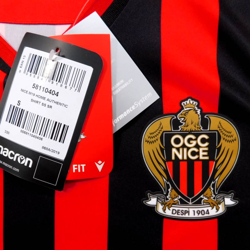 ニース 19 ホーム 半袖 ユニフォーム MACRON 2019シーズン(正規品/メール便可/メーカーコード58110404)バーゲン サッカー 用品 セール
