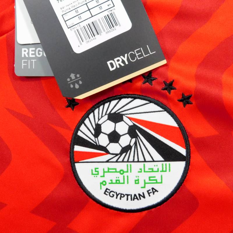 エジプト代表 19 ホーム 半袖 ユニフォーム PUMA アフリカネイションズカップ2019(正規品/メール便可/メーカーコード757916 01)ネット注文 サッカー 用品 セール