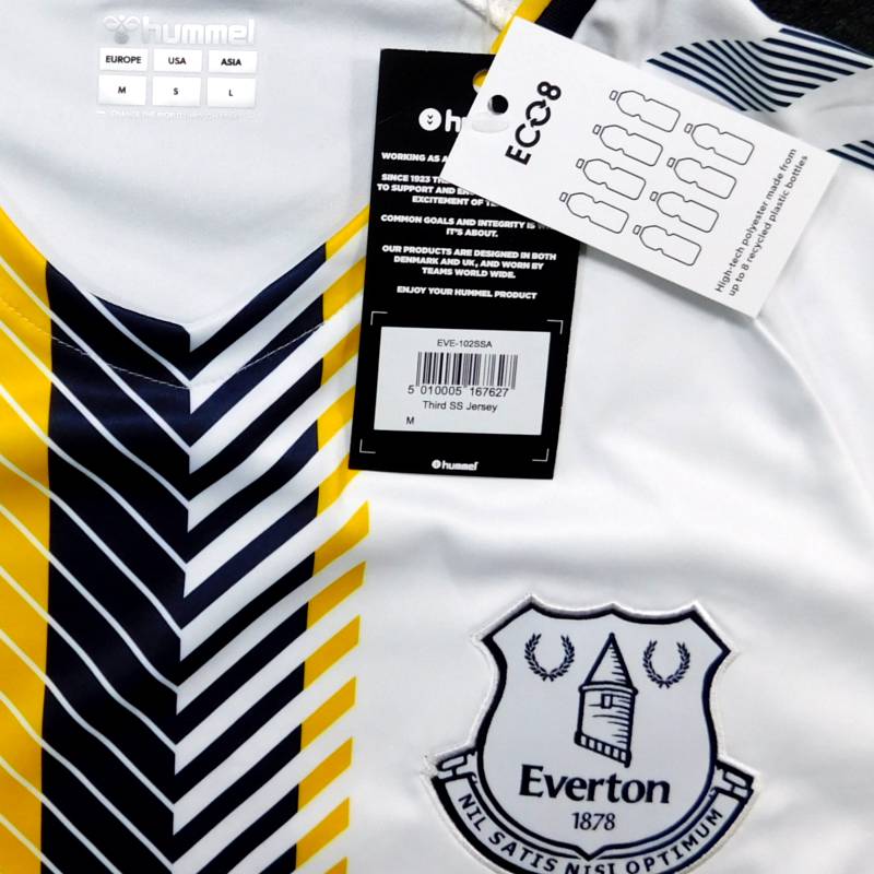 エバートン 21 3rd 半袖 ユニフォーム HUMMEL 2021シーズン(正規品/メール便可/メーカーコードEVE-102SSA)格安セール サッカー 用品 セール