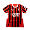 ACミラン 24 ホーム 半袖 ユニフォーム PUMA 2024シーズン(正規品/メール便可/メーカーコード774979 01)