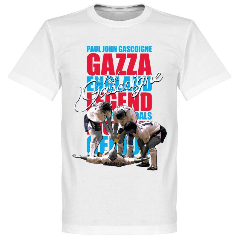 イングランド代表　ガスコイン　レジェンドTシャツ　半袖　RE-TAKE(正規品/メール便)