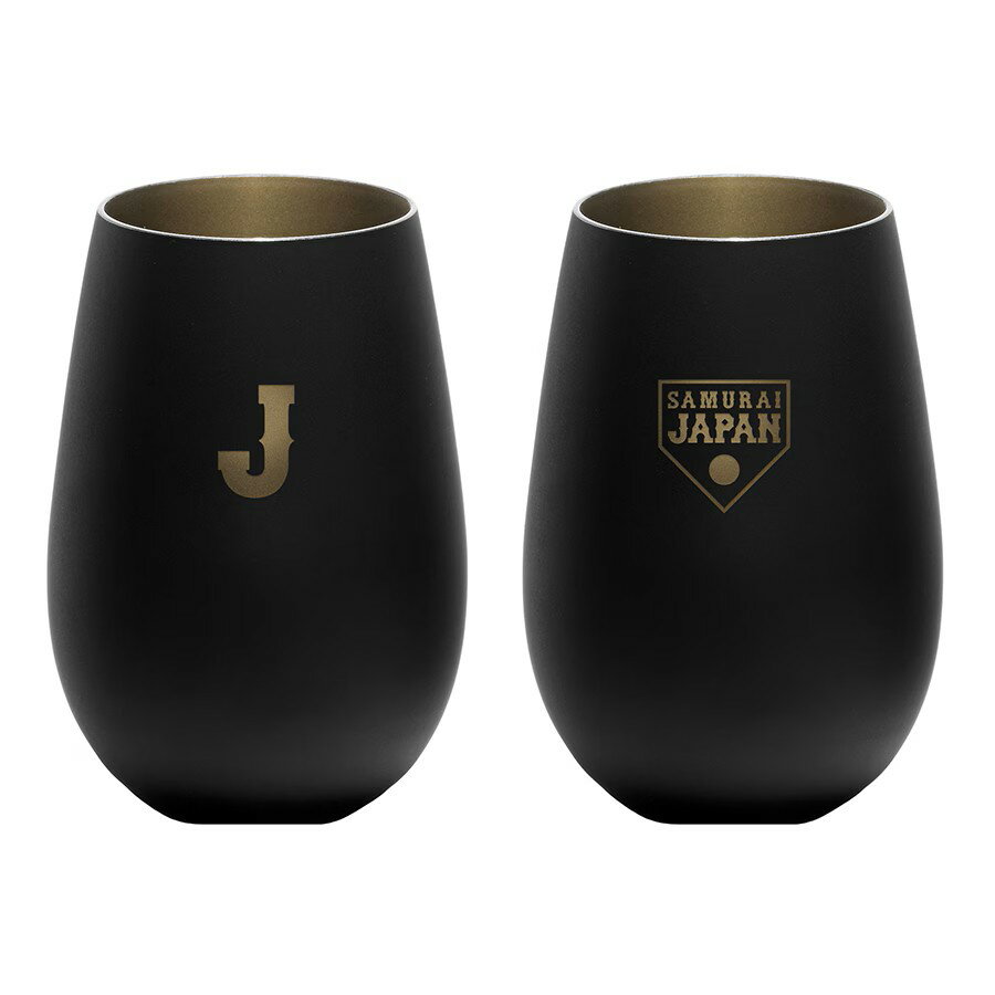侍ジャパン タンブラーBlack Gold（刻印：Jマークまたはプライマリーマーク）