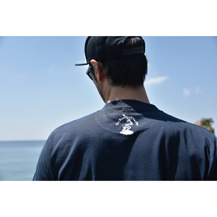 The Baseball Surfer ポケット付きTシャツ 元横浜ベイスターズ 古木克明「The Baseball Surfer」セルフブランド