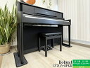 【中古】 電子ピアノ ローランド LX705-GPKR KURO(黒 木調仕上げ) 2019年製 Roland LXシリーズ 木製鍵盤 中古電子ピアノ専門店 配...