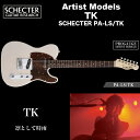 MODEL SCHECTER PA-LS/TK BODY Ash NECK Maple(TK Original Grip Shape) FINGER BOARD Rosewood FRETS 22 Frets SCALE 25 1/2&quot; JOINT Angle 4-Bolt PICKUPS Schecter Monster Tone J PT Seymour Duncan STL-1 BRIDGE GOTOH GTC-201(TE 6Way Flat Saddle) CONTROL Volume / Tone / CRL 3 Way Switch COLOR BLD(Blond) PRICE 187,000 yen (in TAX) 170,000 yen (without TAX) Notes with Soft Case こちらの商品は取り寄せ商品です。メーカーの生産状況によりお日にちを頂く場合がございます。詳しい納期については事前にお問い合わせ下さい。