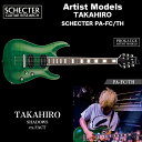 MODEL SCHECTER PA-SW/TH BODY Flamed Maple tp &amp; Mahogany Back NECK Maple 3P FINGER BOARD Rosewood FRETS 24 Frets SCALE 25 1/2&quot; JOINT Ultra Access 4-Bolt PICKUPS Seymour Duncan SH-1n Seymour Duncan Sh-4 BRIDGE TonePros with Thru-Body CONTROL Volume / Tone / Toggle Switch COLOR : STG(See-thru Green) PRICE 181,500 yen (in TAX) 165,000 yen (without TAX) Notes with Soft Case こちらの商品は取り寄せ商品です。メーカーの生産状況によりお日にちを頂く場合がございます。詳しい納期については事前にお問い合わせ下さい。