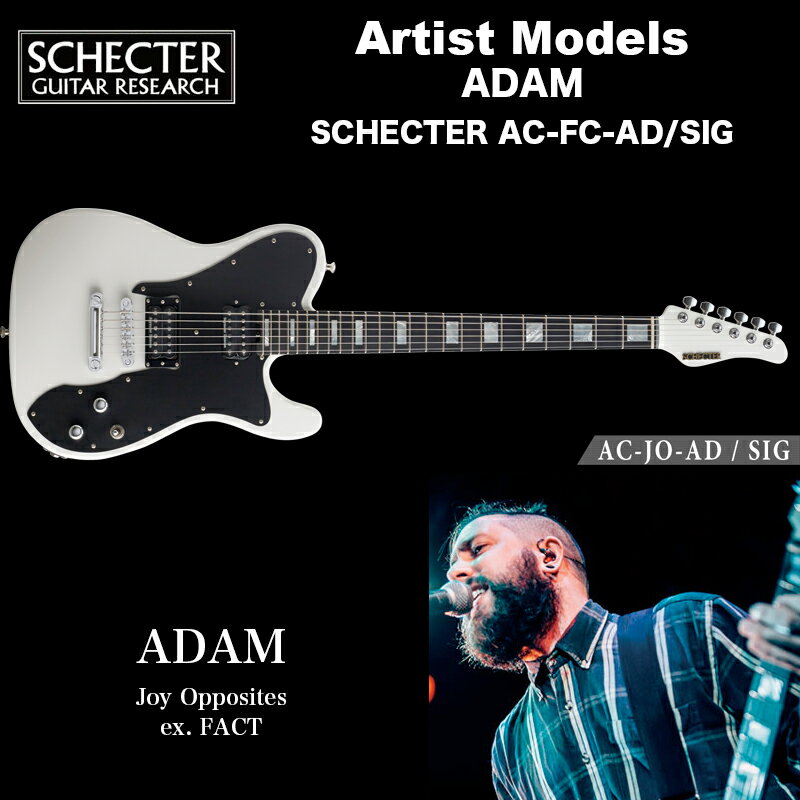 MODEL SCHECTER AC-FC-TM/SIG BODY Alder NECK Maple FINGER BOARD Ebony FRETS 24 Frets(Jescar Fret Wire) SCALE 26 1/2" JOINT Ultra Access 4-Bolt PICKUPS Seymour Duncan SH-2n Seymour Duncan SH-5 BRIDGE TonePros CONTROL Volume / Tone / Toggle Switch COLOR WH(White) PRICE 671,000 yen (in TAX) 610,000 yen (without TAX) Notes with SoftCase ※完全受注生産 こちらの商品は受注生産商品です。メーカーの生産状況によりお日にちを頂く場合がございます。詳しい納期については事前にお問い合わせ下さい。