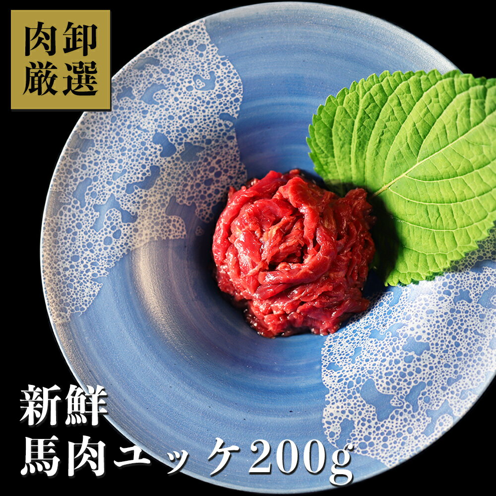 馬肉ユッケ　200g