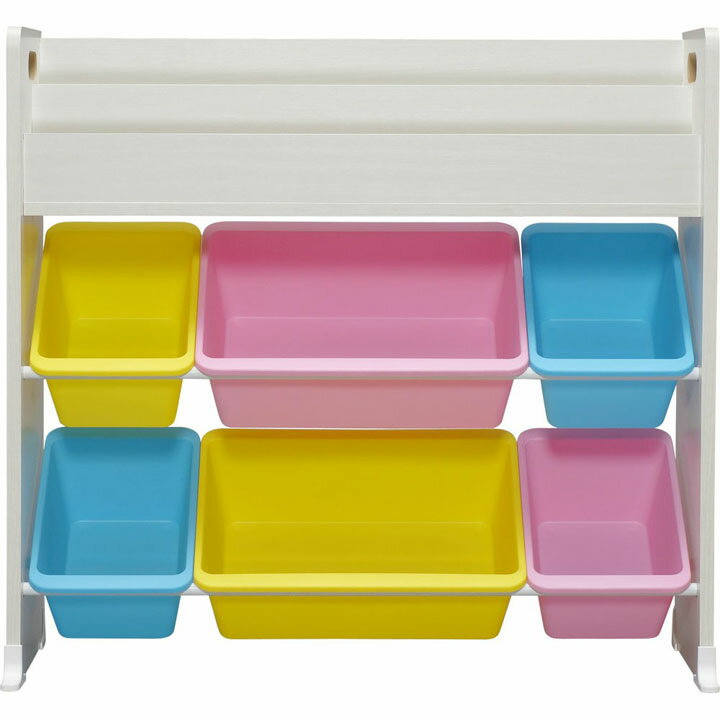 絵本棚付トイハウスラック ETHR-26 パステル キャロット ウォールナットブラウン おもちゃ箱 玩具箱 おもちゃ オモチャ 収納 収納ボックス キッズ収納 子供部屋 子ども部屋 キッズ アイリスオーヤマ[cpir]