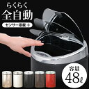 《全品5%offクーポン配布★25日限定》ゴミ箱 48リットル 分別 センサー付全自動ペール ダストボックス 48L 自動開閉 ごみ箱 ペール ステンレス ふた...
