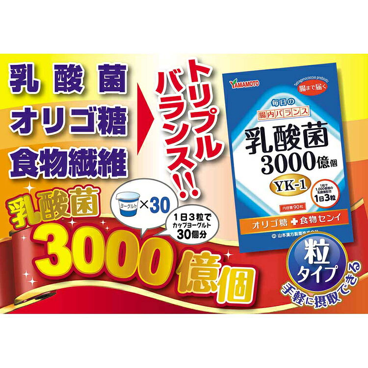 乳酸菌粒 90粒 健康食品 山本漢方 健康 サプリメント オリゴ糖 山本漢方製薬 bbstyle-10141047 ベッド・寝具・雑貨 B&Bスタイル サンプル画像3