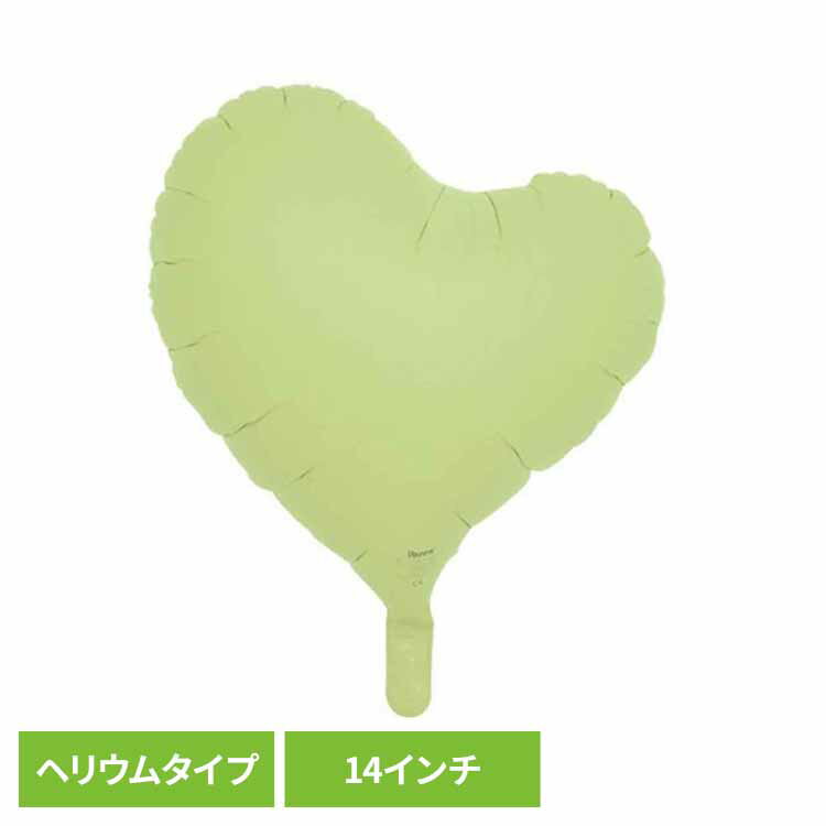 Balloon - アイブレックス スウィートハート型14インチ パステルグリーンPKG 0201511422アイブレックス バルーン バースデー 風船 お祝い ヘリウム 装飾 映え パーティー SNS