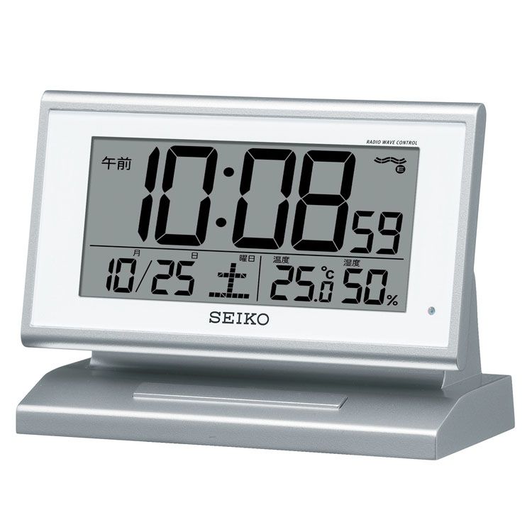 ■価格厳守　保土ヶ谷電子販売（株）(\3480.00)■セイコー SEIKO 目覚し時計 電波 デジ ...