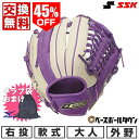 【ミズノ製グラブ袋おまけ】 45%OFF 【交換往復送料無料】 SSK 軟式スーパーソフトシリーズ 野球 グローブ 大人 外野手用 右投用 キャメル×パープル 1280 サイズ：7S SGC117523F 型付け可能(G) キャッチボール アウトレット セール sale 在庫処分