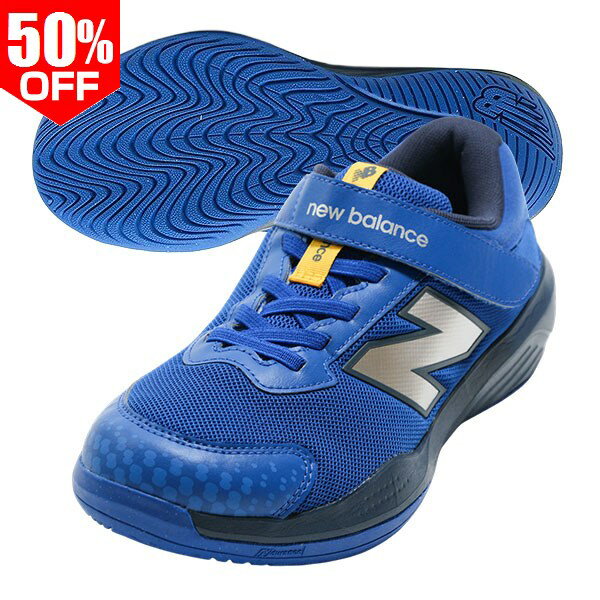 50％OFF 【在庫処分】 ニューバランス テニスシューズ ジュニア マジックテープ ベルクロ オールコート KCV996 New Balance 硬式テニス・ソフトテニス兼 初級者 中級者 通気性 メッシュ 耐久性 ハードコート キッズ 男の子 女の子 KCV996 楽天スーパーSALE