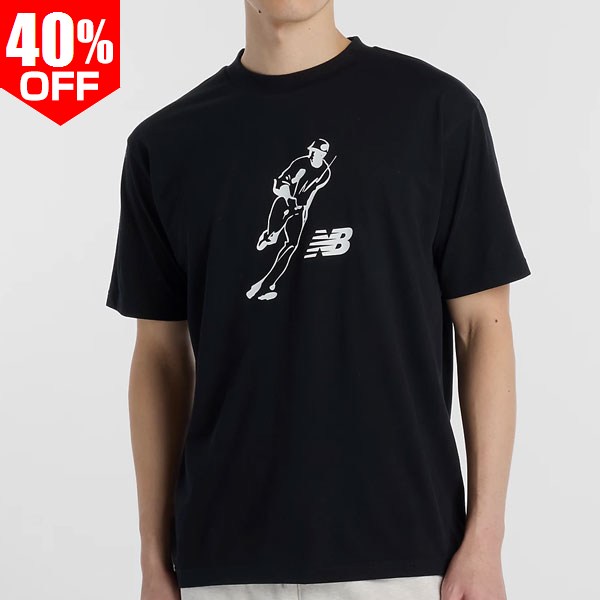 乐天商城 - 40％OFF Tシャツ 大人 半袖 丸首 ニューバランス New Balance 大谷翔平 オールウェイズオンロゴ スポーツウェア おしゃれ かっこいい 一般 【365日あす楽対応】 2026SS06 楽天スーパーSALE RakutenスーパーSALE