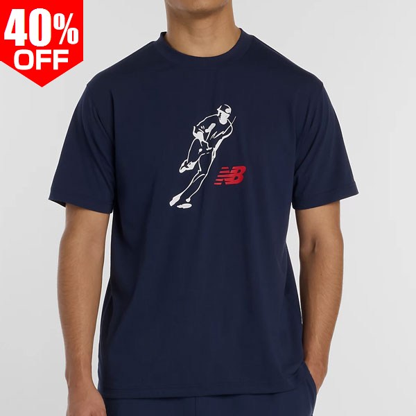 Rakuten - 40％OFF Tシャツ 大人 半袖 丸首 ニューバランス New Balance 大谷翔平 オールウェイズオンロゴ スポーツウェア おしゃれ かっこいい 一般 【365日あす楽対応】 2026SS06 楽天スーパーSALE RakutenスーパーSALE